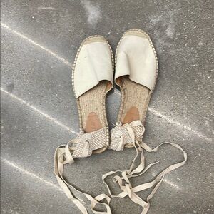 JCrew Women's Cream Espadrille Flats